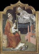 SANO di Pietro The Virgin Appears to Pope Callistus lll oil